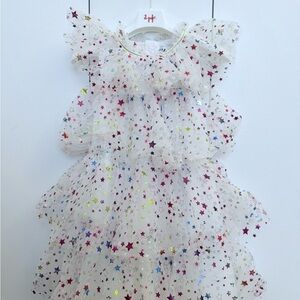 Lola + The Boys Multicolor Star Dress